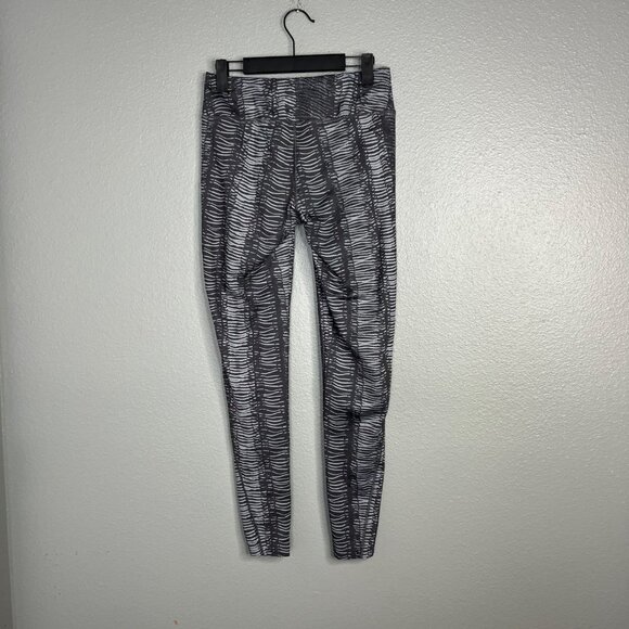 The North Face Low Rise Athletic Leggings w/ Interior Pocket Two Tone Gray Small - Picture 6 of 9